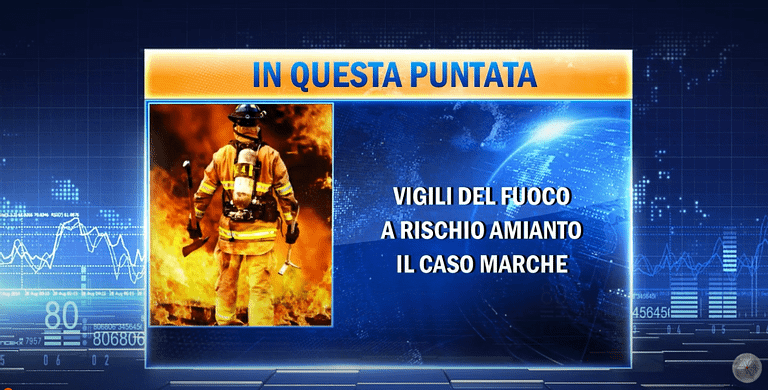 Vigili del fuoco roschio amianto