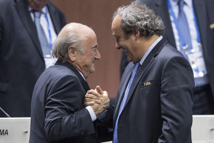 Blatter e Platini