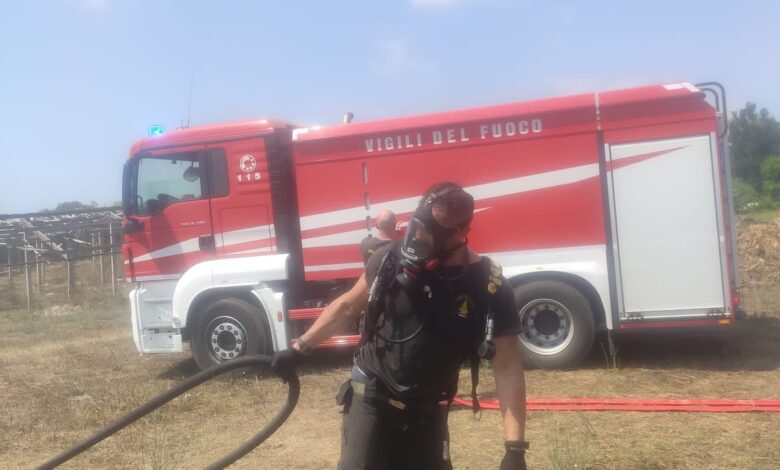 Santa Marinella, in fiamme