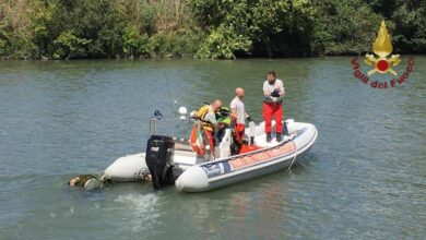 Recuperato un corpo senza vita