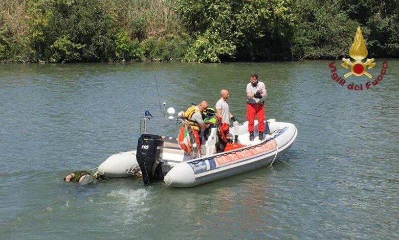 Recuperato un corpo senza vita