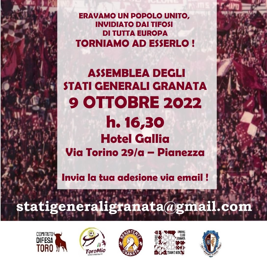 ASSEMBLEA STATI GENERALI GRANATA