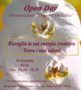 open day gratuito progetto orchidea