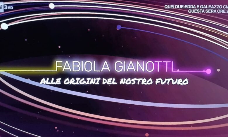 Fabiola GIANOTTI - RAI 3 - Le origini del futuro