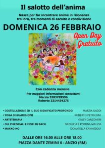 open day gratuito il salotto dell'anima