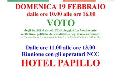 Il Circolo Pd Noleggio con Conducente