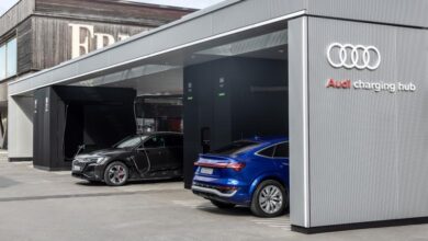 Audi charging hub