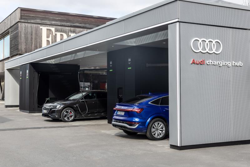 Audi charging hub