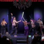 shamanic bellydancer show di natascia e romina malizia scena danza con le spade