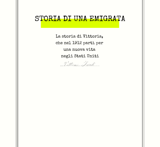 Storia di una emigrata