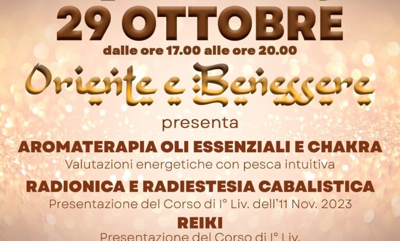 openday gratuito anzio radiestesia aromaterapia reiki