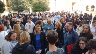 manifestazione studenti in piazza