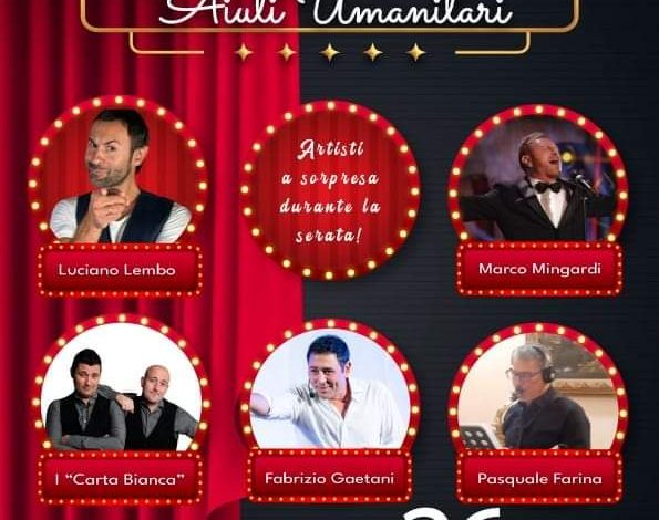 Evento beneficenza Comitato aiuti Umanitari anzio