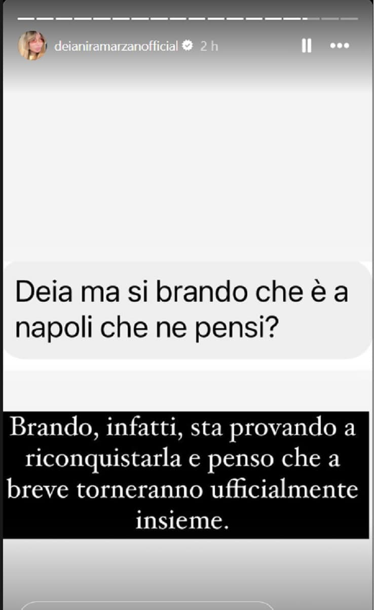 la segnalazione di deianira marzano su brando e raffaella