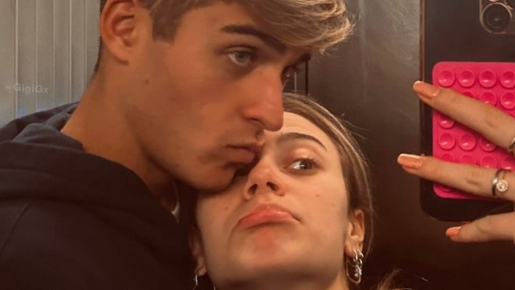 davide bonolis e sophia berto selfie