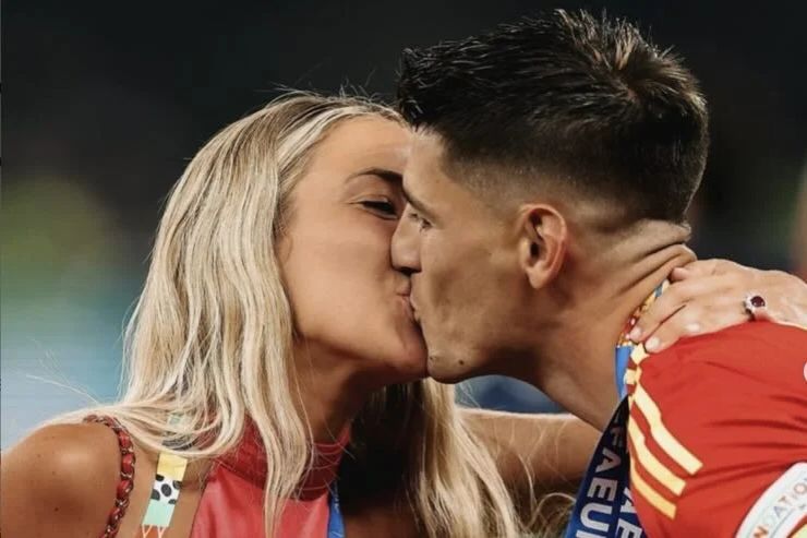 bacio tra alice campello e alvaro morata