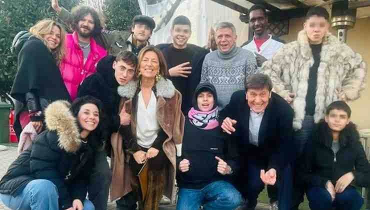 gianni morandi foto famiglia nipoti 