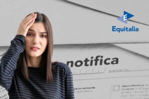 Cartelle esattoriali equitalia e donna preoccupata