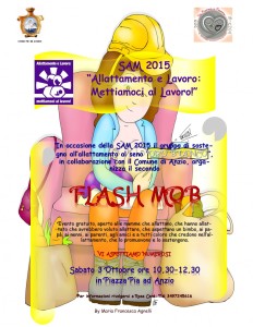 Locandina Flash mob Anzio